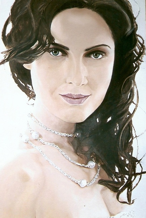 Silver and Lace Portrait